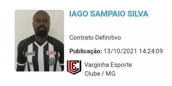 Iago Sampaio :: EC São Bernardo :: Player Profile 