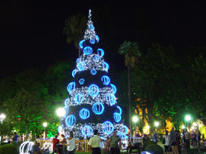 Veja como ficou a decoração de Natal em Poços de Caldas