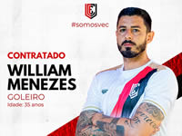 Crditos: Divulgao/VEC O goleiro William Menezes, 